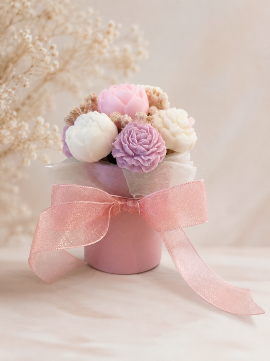 Waxmelts bloemen boeket