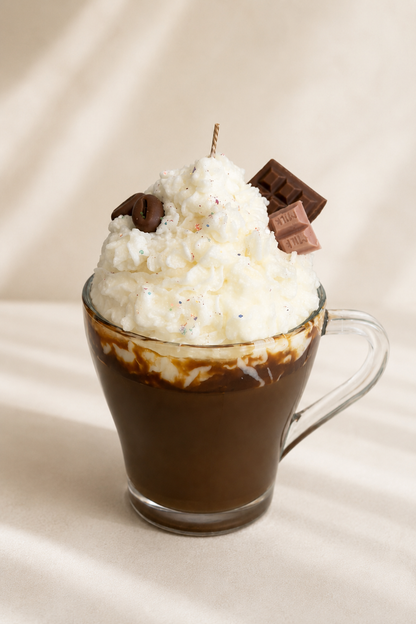 Warme Chocolademelk met slagroom