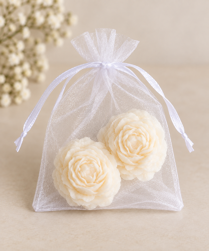 Pioen roosjes waxmelts