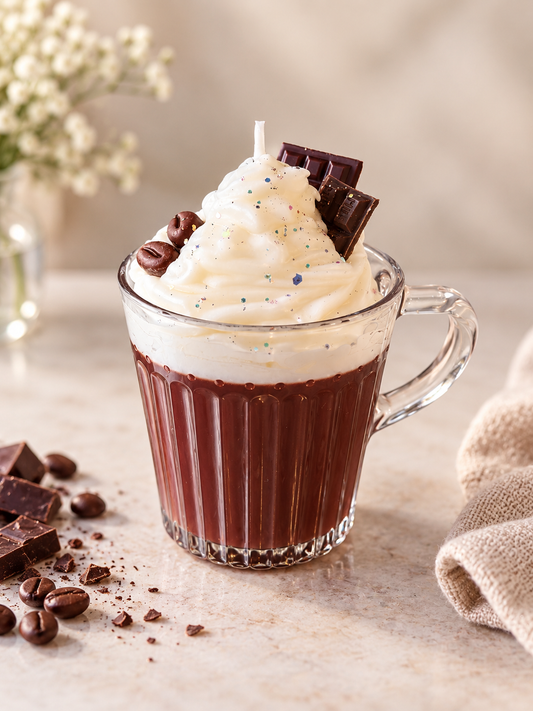 Warme Chocolademelk met slagroom