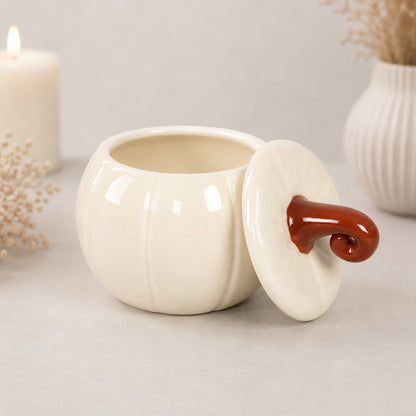 Keramische Waxbrander Pompoen (creme)